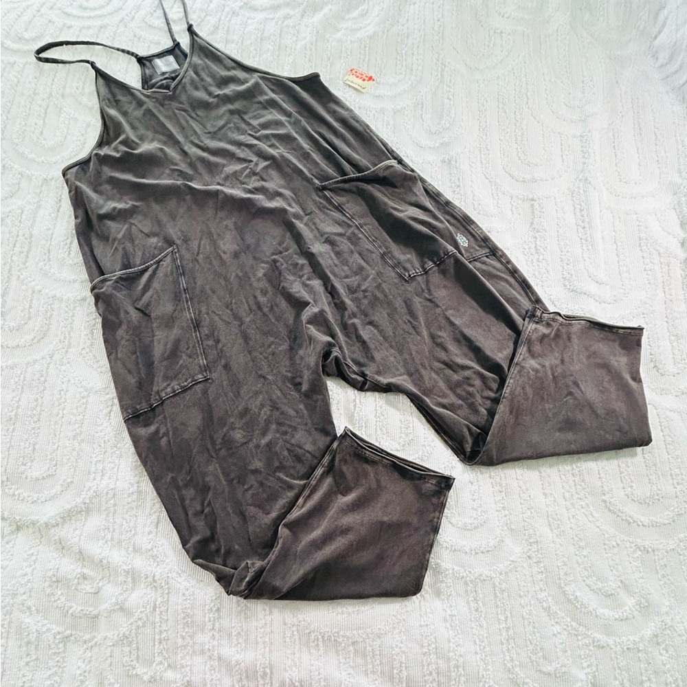 FP MOVEMENT BY FREE PEOPLE Hot Shot Onesie Washed Black M NWT FP-200 - Picture 8 of 10